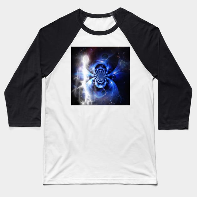 Soul in space Baseball T-Shirt by rolffimages